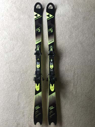 2018 Fischer RC4 World Cup SL Jr Skis | 140cm | R=8m |RC4 Z11 bindings