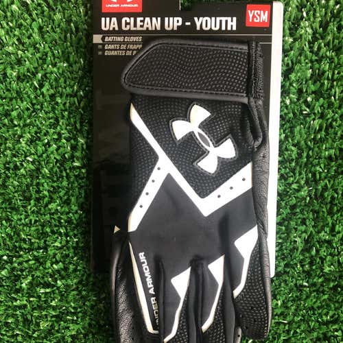 New Under Armour Clean Up Batting Gloves Youth SM