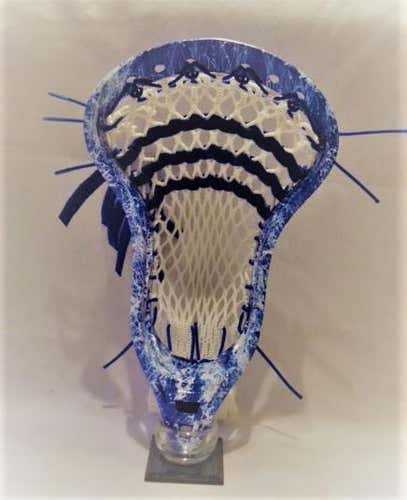 "New" Vipr1 Marble dyed Blue/White head with White semi soft mesh and Blue shooters