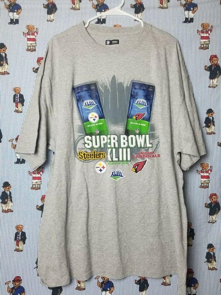 Pittsburgh Steelers Super Bowl XLIII 2009 NFL Team Apparel T-Shirt Black Men XXL
