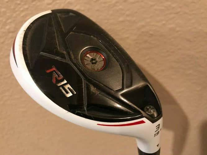 TaylorMade r15 19* (3) Hybrid with Mitsubishi Tensei 70 Stiff 1301