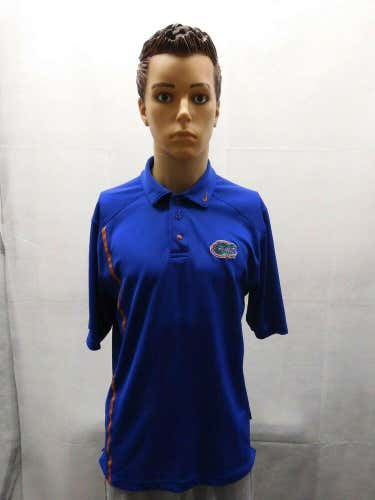 Nike Dri Fit Florida Gators Polo Blue Small NCAA
