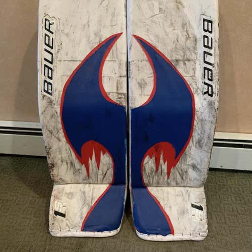 Bauer Supreme 1S Goalie Pads Medium 34+1 Brian’s Demon Design with Carrying Case!