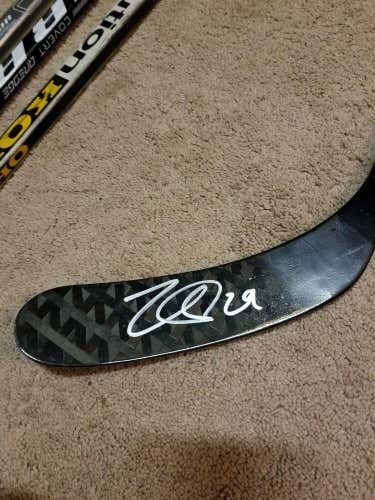 NATHAN MACKINNON 18'19 Signed Colorado Avalanche Game Used Hockey Stick NHL COA