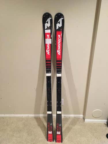 *New* 2018/19 Nordica Dobermann 165 SL WC Skis with WC Plate
