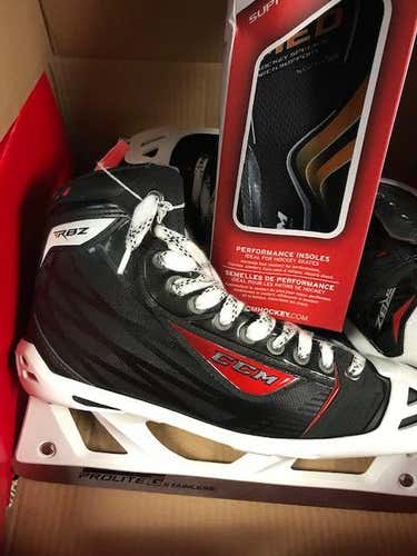New CCM RBZ Goalie Skates Senior Size 9.5
