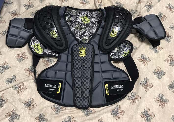 Brine LoPro Superlight Lacrosse Shoulder/Chest Pads