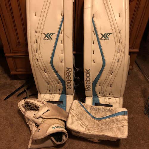 Reebok Premier Pro Goalie Full Set Full Right Senior Pro Stock