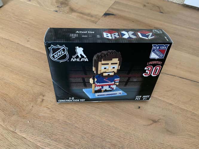 NEW - Henrik Lundqvist New York Rangers Player BRXLZ Puzzle