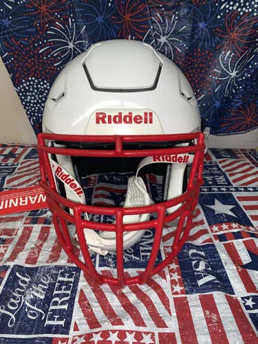 White Riddell Speedflex R41195 Helmet Adult XL 137385 - JDC
