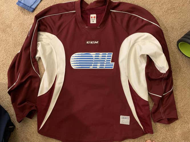 CCM Pro Stock OHL Practice Jersey (Maroon, 56)