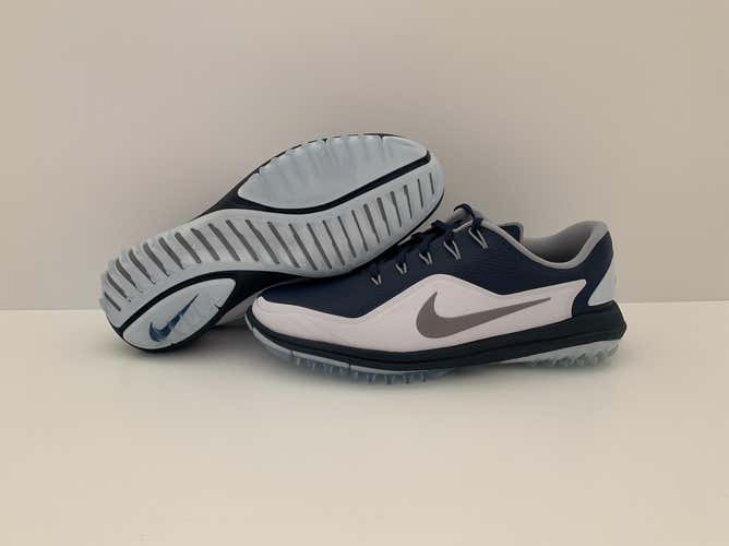 NEW! Size 10 Nike Lunar Control Vapor 2 Blue/White Golf Shoes