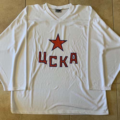 Custom OT Sports CSKA KHL Practice Jerseys Sz 56
