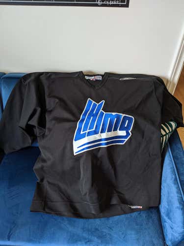 QMJHL/CHL Black Reebok Jersey Pro Stock, Size 58