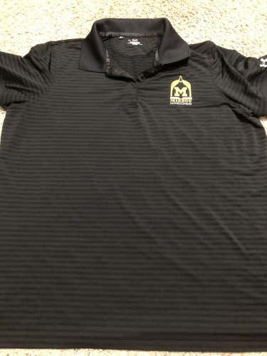 Mens Black Under Armour Mizzou Missouri Tigers Homecoming Polo XL