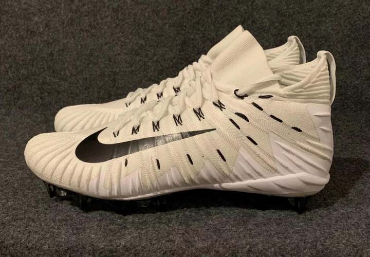 NEW Nike Alpha Menace Elite Nike Grip White Black AJ6547-100  Size 11.5