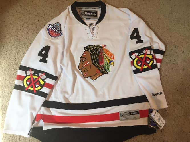 New Niklas Hjalmarsson Chicago Blackhawks 2017 Winter Classic Reebok Jersey