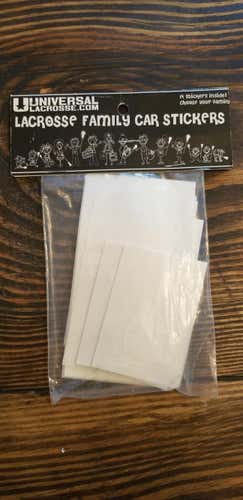 Lacrosse family stickers