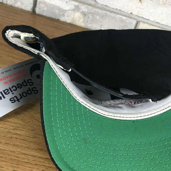 NWT Vintage Sports Specialties NFL Shield Snapback Hat Black RARE 