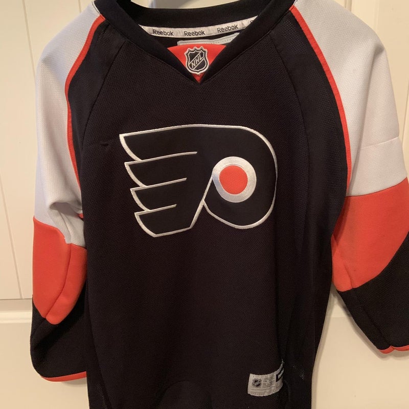 90's John LeClair Philadelphia Flyers Black Alternate CCM NHL Jersey Size  XL – Rare VNTG