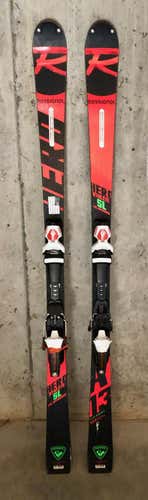 2018 Rossignol FIS Hero SL Skis, 165 cm; good condition; with bindings