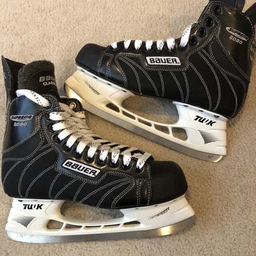 New BAUER Supreme 8090 Hockey Skates RARE 10.5D
