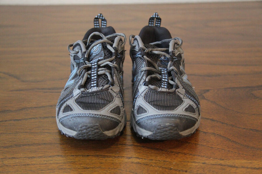 New Balance Women's WT573BB Trail / Hiking Shoes Size 8.5 Blue Superfeet Insoles