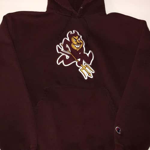 Arizona State University Embroidered Champion Hoodie (L)