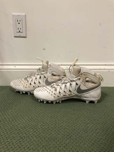 Nike Huarache Lacrosse Cleats Men's 10.5 White
