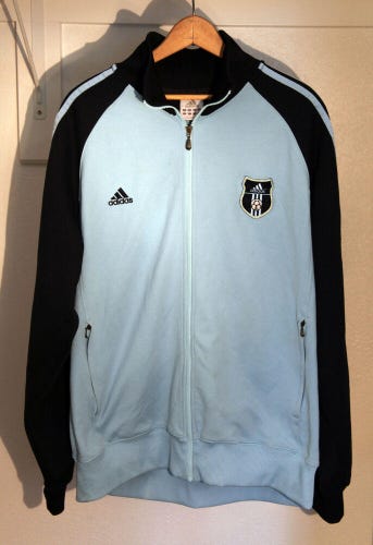 Vintage Adidas Baby Blue World Cup Soccer Track Top Jacket Size XL Extra Large