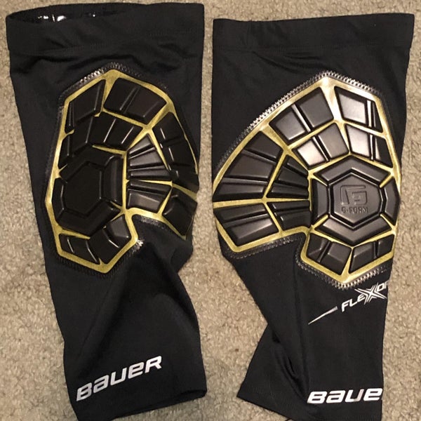 Bauer Elite Padded Goalie Knee Guards - Senior