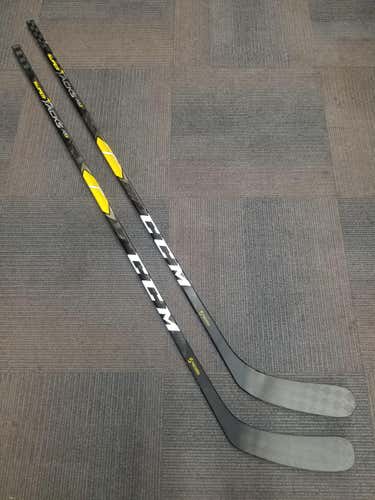 New CCM Super Tacks AS1 Intermediate Hockey Stick (Left, 65 Flex, P88)