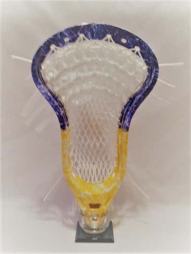 "New" Vipr1 Marble dyed Orange/Purple head with White semi soft mesh and White shooters