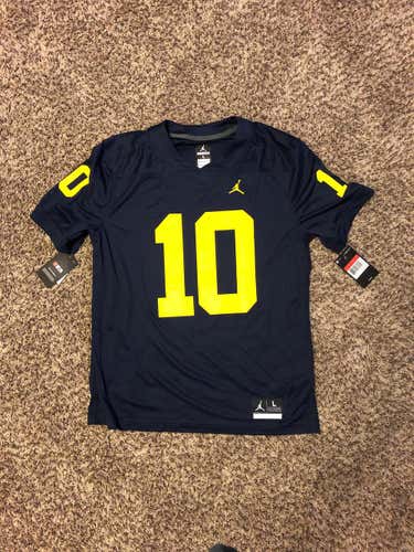 BNWT Michigan Jordan Tom Brady Jersey Large ($100 Retail)