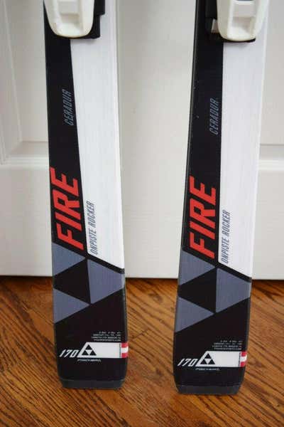 FISCHER CRUZAR FIRE SKIS SIZE 170 CM | SidelineSwap | Buy and Sell