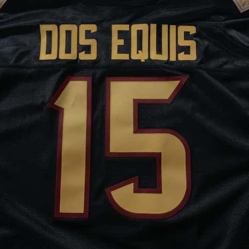 New DOS EQUIS #15 Adult  XL Promo Football Jersey.