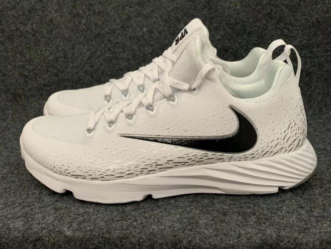 Nike Vapor Untouchable Speed Turf Shoe White Silver Black 833408-111  Size 8