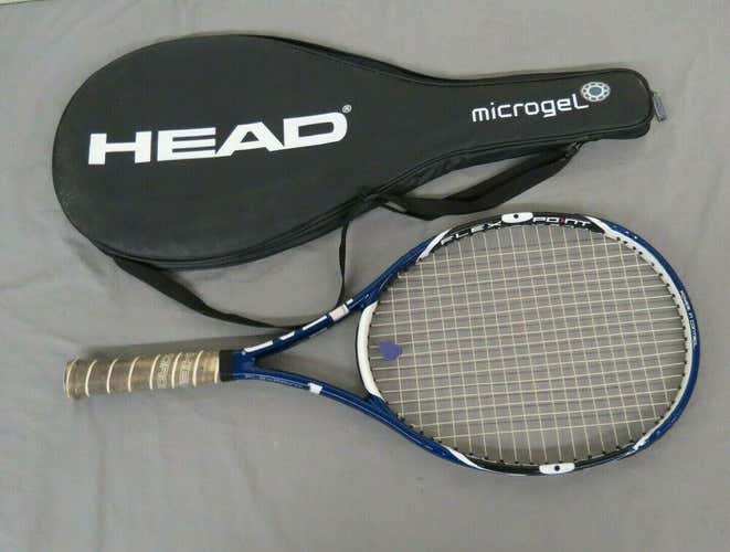 HEAD Flexpoint 4 110 Sq In Tennis Racquet w/4-3/8" Grip & Case EXCELLENT LOOK