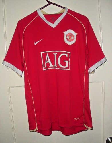 Manchester United Nike Sphere Fit Soccer Jersey Adult Size: L