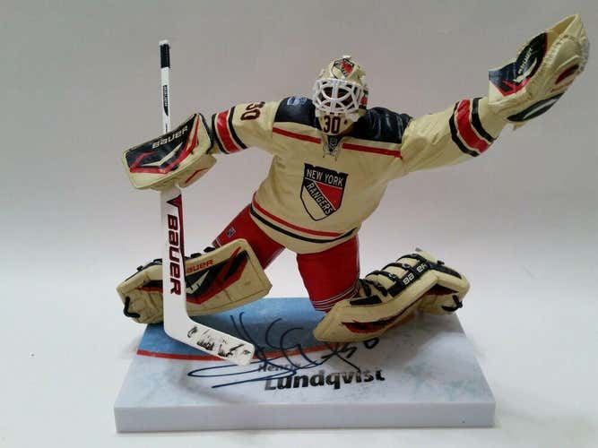 HENRIK LUNDQVIST New York NY Rangers AUTOGRAPHED Signed Mcfarlane Hockey Figure