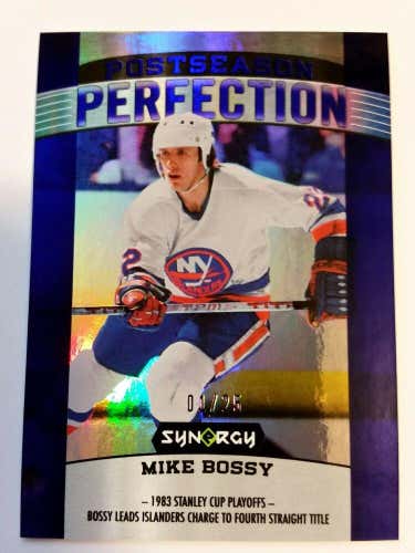 2018-19 UD Synergy MIKE BOSSY Post Season Perfection PS-8 PURPLE #1/25 RARE