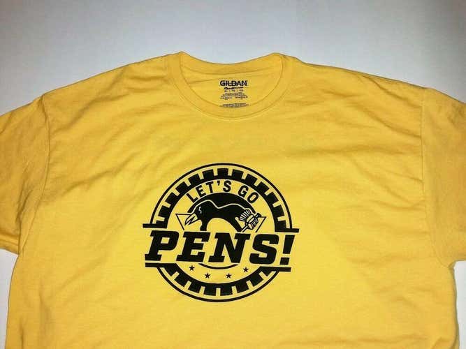 Pittsburgh Penguins 2017 Stanley Cup Finals GOLD XL T-SHIRT SGA Game 1  5/29/17