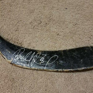 RADEK BONK 94'95 Signed ROOKIE Ottawa Senators Game Used Hockey Stick NHL COA