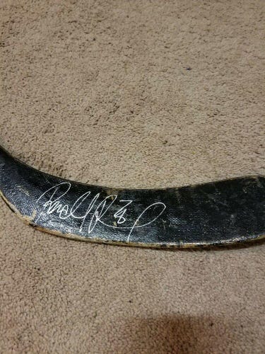 RADEK BONK 94'95 Signed ROOKIE Ottawa Senators Game Used Hockey Stick NHL COA