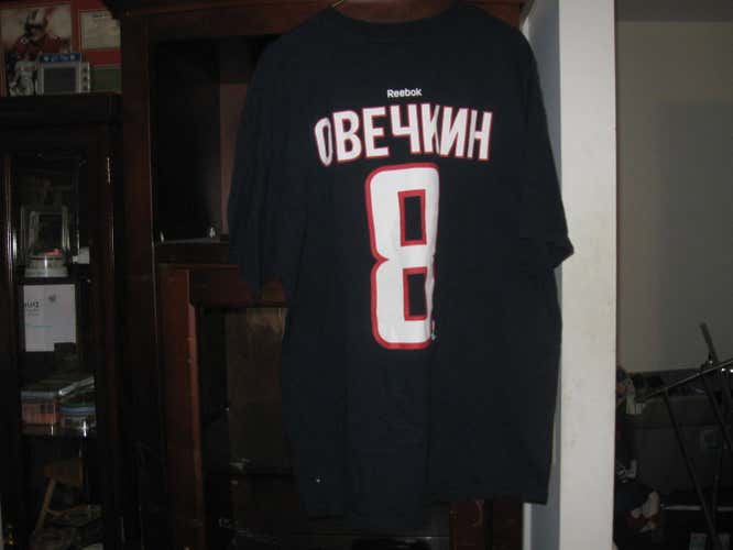 CAPITALS ALEXANDER OVECHKIN TSHIRT  JERSEY(L)