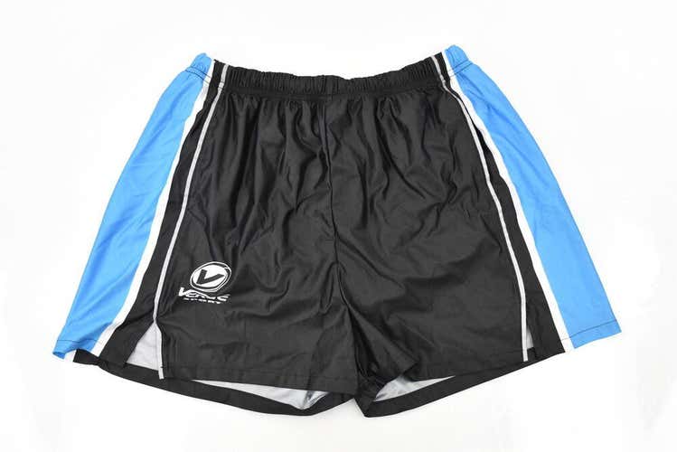 Verge Men's Elite Wind Running Short Medium Black/Blue No Logo New Old Stock