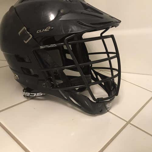 (USED) BLACK MAVERICK LACROSSE HELMET CLH2