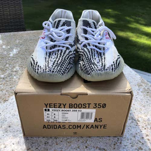 Yeezy Zebras Size 8 1/2