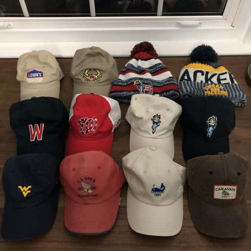 New And Barely Won Hats. Message For Prices