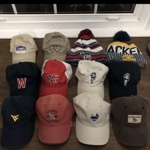 New And Barely Uses Hats. Message For Prices